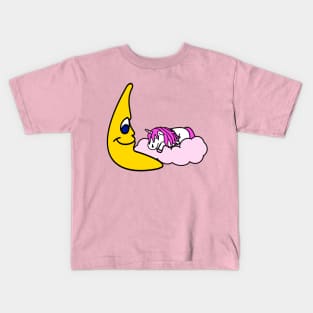 Schlafendes Einhorn Kids T-Shirt